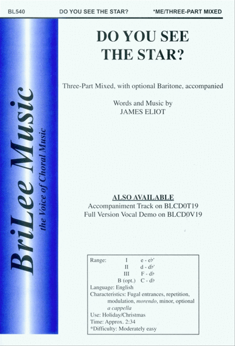 Do You See the Star? 3-Part scores gallery preview page 1
