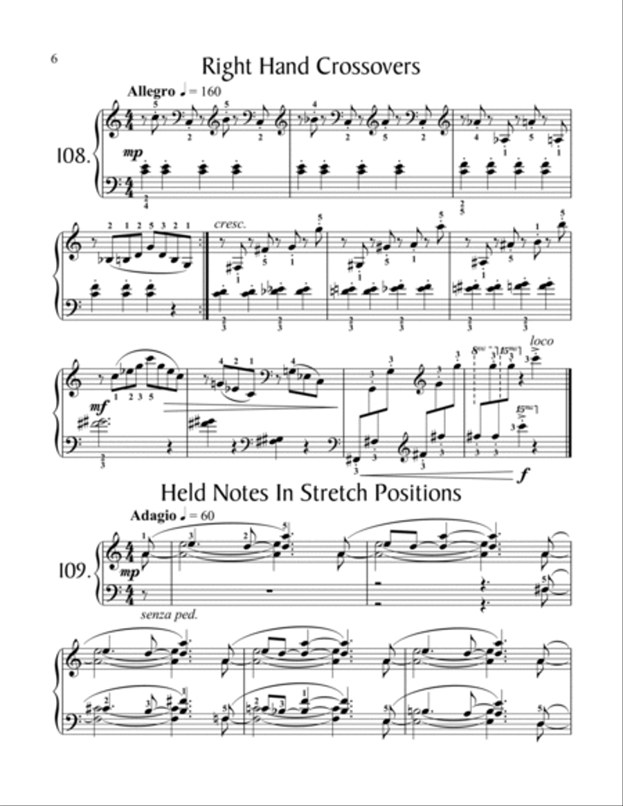 175 Exertudes, Book 4: Advanced I Piano Solo scores gallery preview page 4