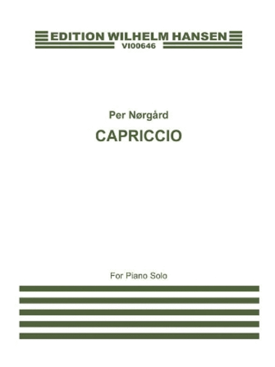 Capriccio For Piano