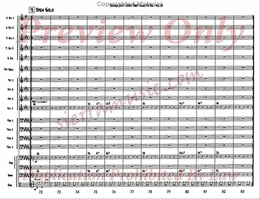 Things Ain't What They Used To Be Jazz Ensemble scores gallery preview page 11