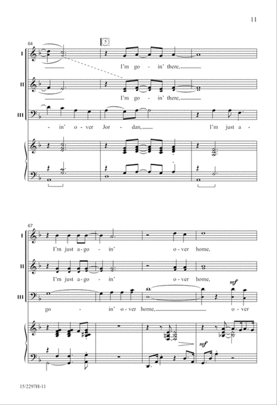 Wayfarin' Stranger Wayfarin' Stranger 3-Part scores gallery preview page 12