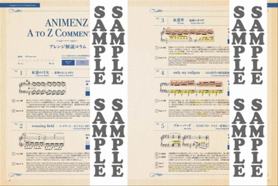 Animenz Popular Anime Songs 1 Voice scores gallery preview page 3