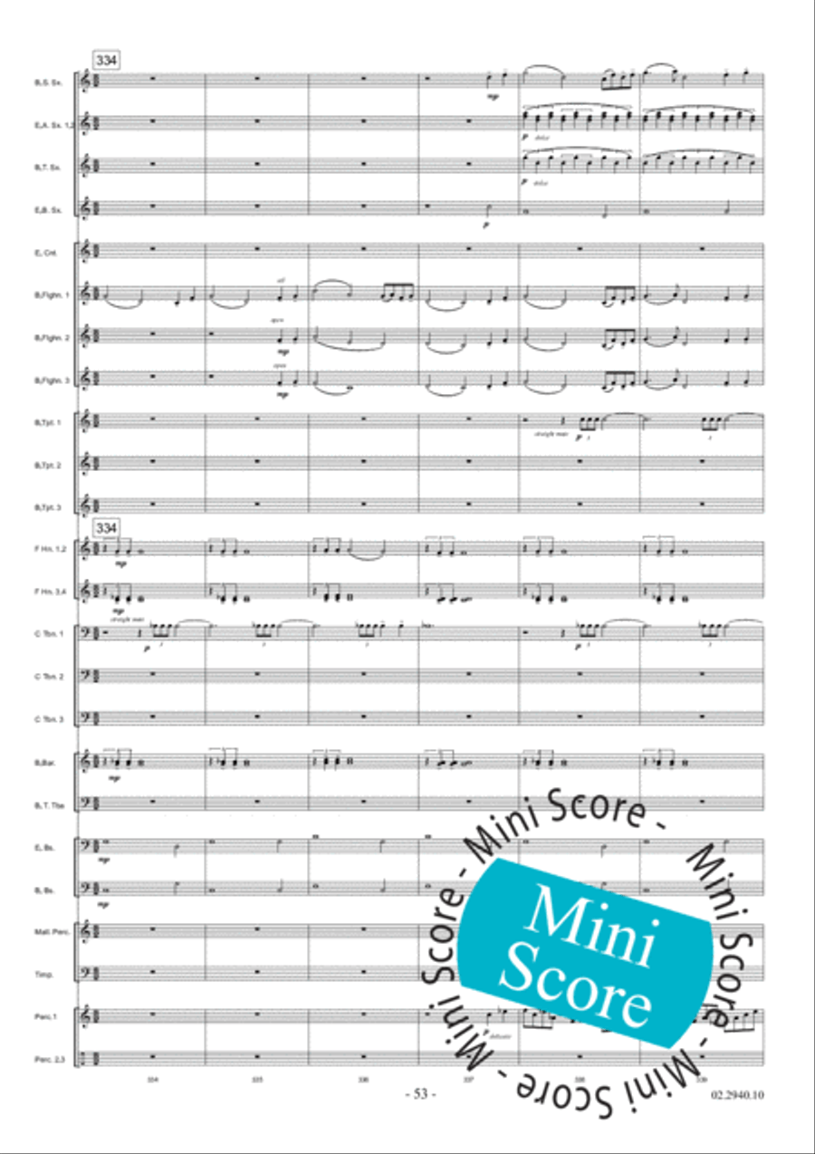 Aurora Fanfare Band scores gallery preview page 59