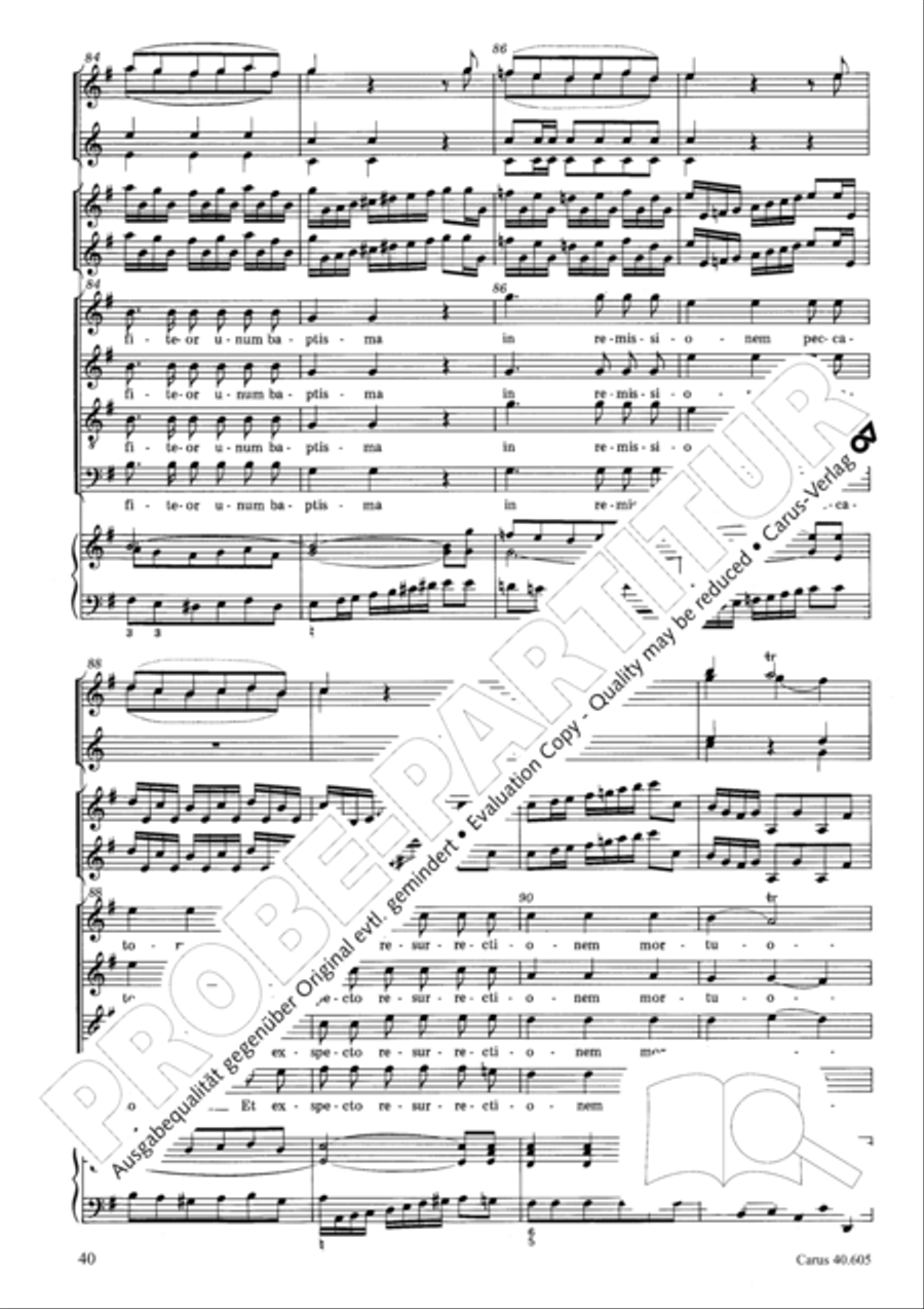 Nikolai Mass (Missa Sancti Nicolai) 4-Part scores gallery preview page 41