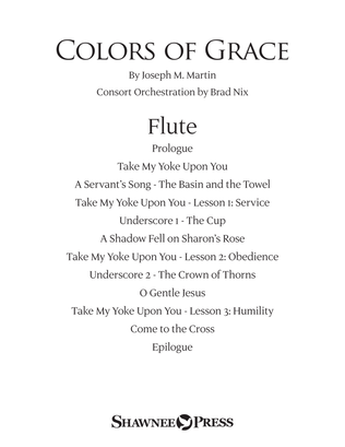 Book cover for Colors of Grace - Lessons for Lent (New Edition) (Consort) - Flute