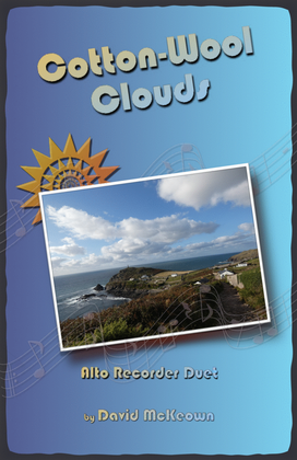 Book cover for Cotton Wool Clouds for Alto Recorder Duet