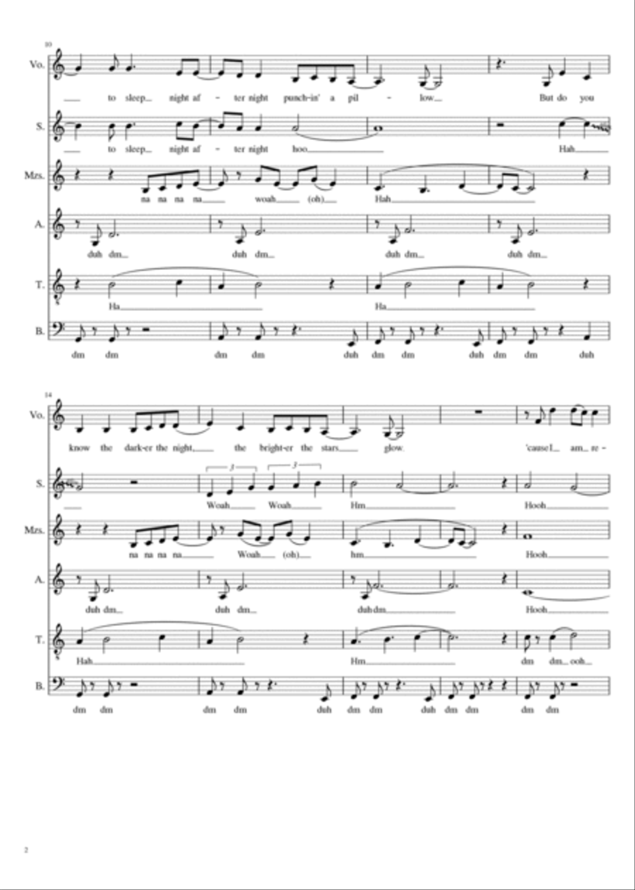 Resilient 4-Part scores gallery preview page 2