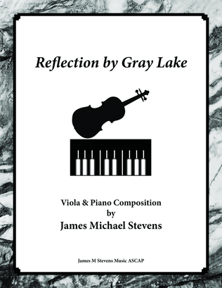 Book cover for Reflection by Gray Lake - Viola & Piano