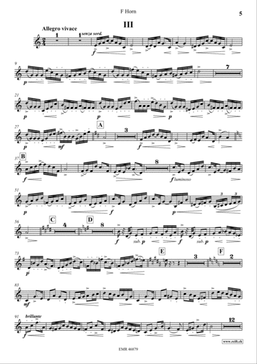 Concert-Poeme Horn scores gallery preview page 6