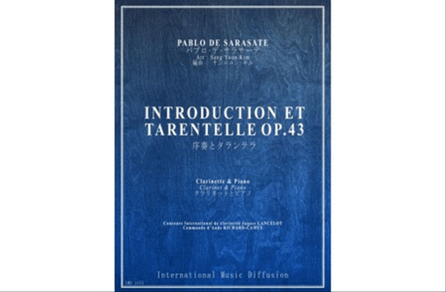 Introducion et Tarentelle Op. 43 Clarinet Solo scores gallery preview page 1