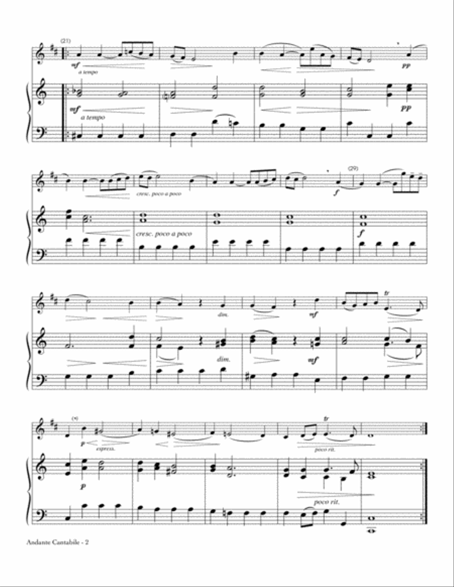 Andante Cantabile School and Community scores gallery preview page 2