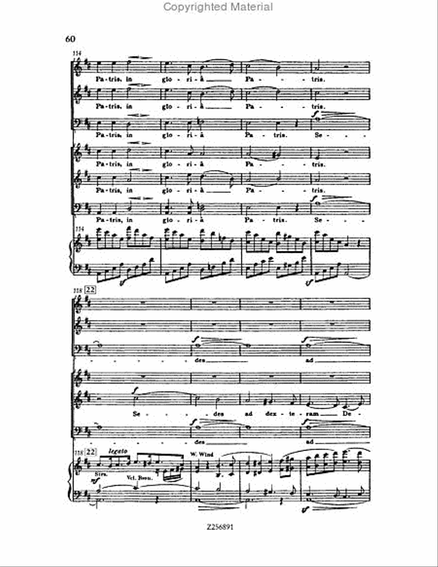Te Deum, H 118 Choir scores gallery preview page 60