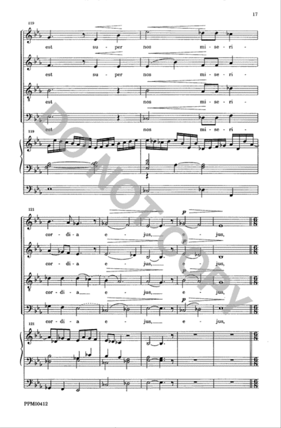 Laudate Dominum Laudate Dominum 4-Part scores gallery preview page 18