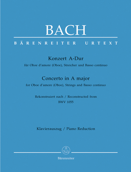 Concerto in A major for Oboe d