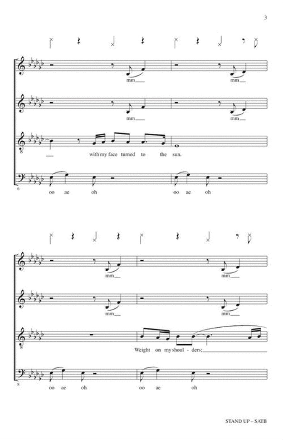 <br>Sheet music extract