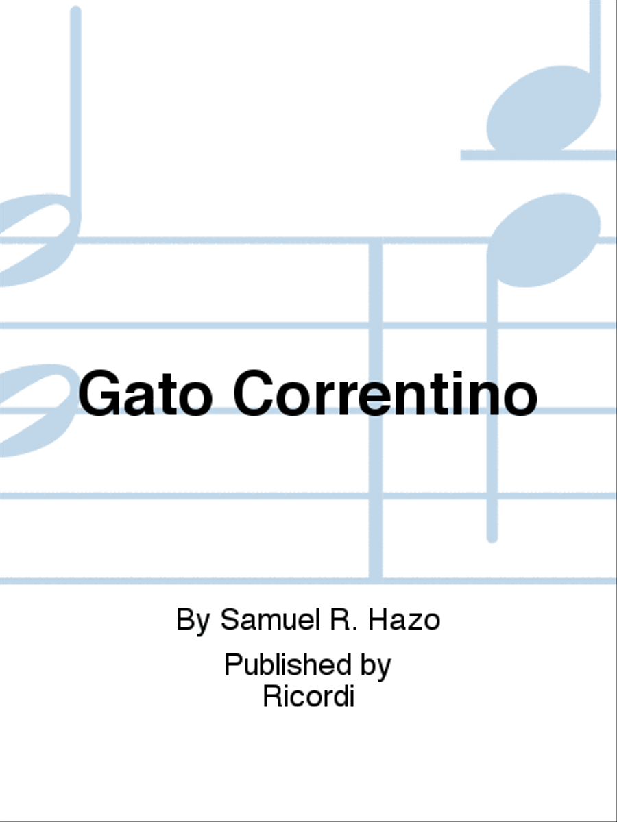 Gato Correntino School and Community scores gallery preview page 1