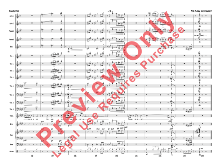 Too Close for Comfort Jazz Ensemble scores gallery preview page 21