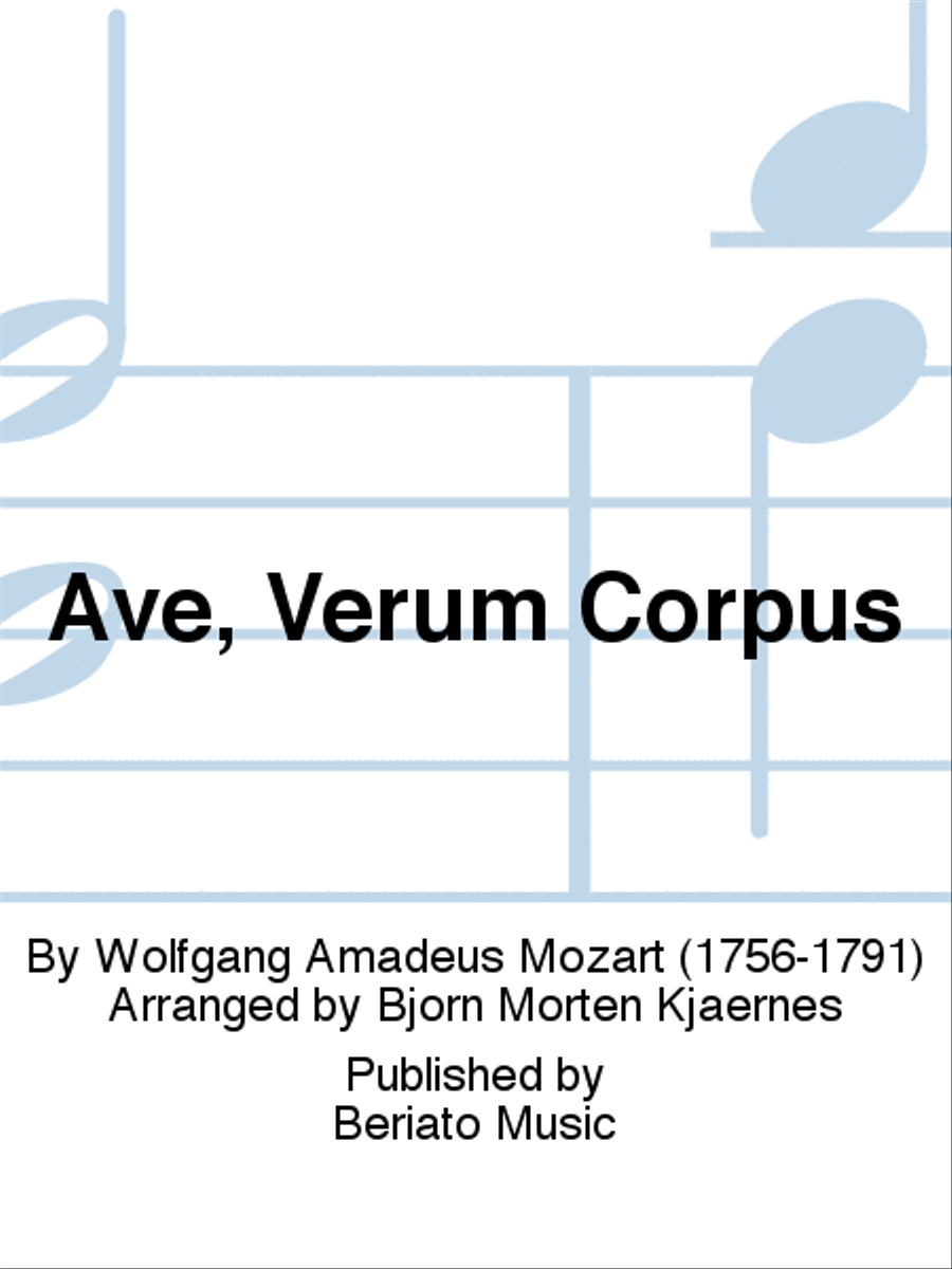Ave, Verum Corpus Set of Parts scores gallery preview page 1