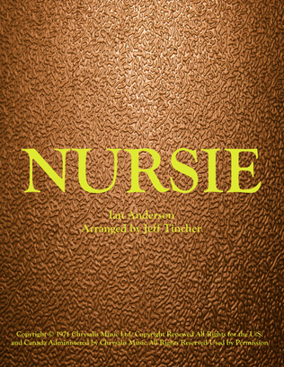Book cover for Nursie