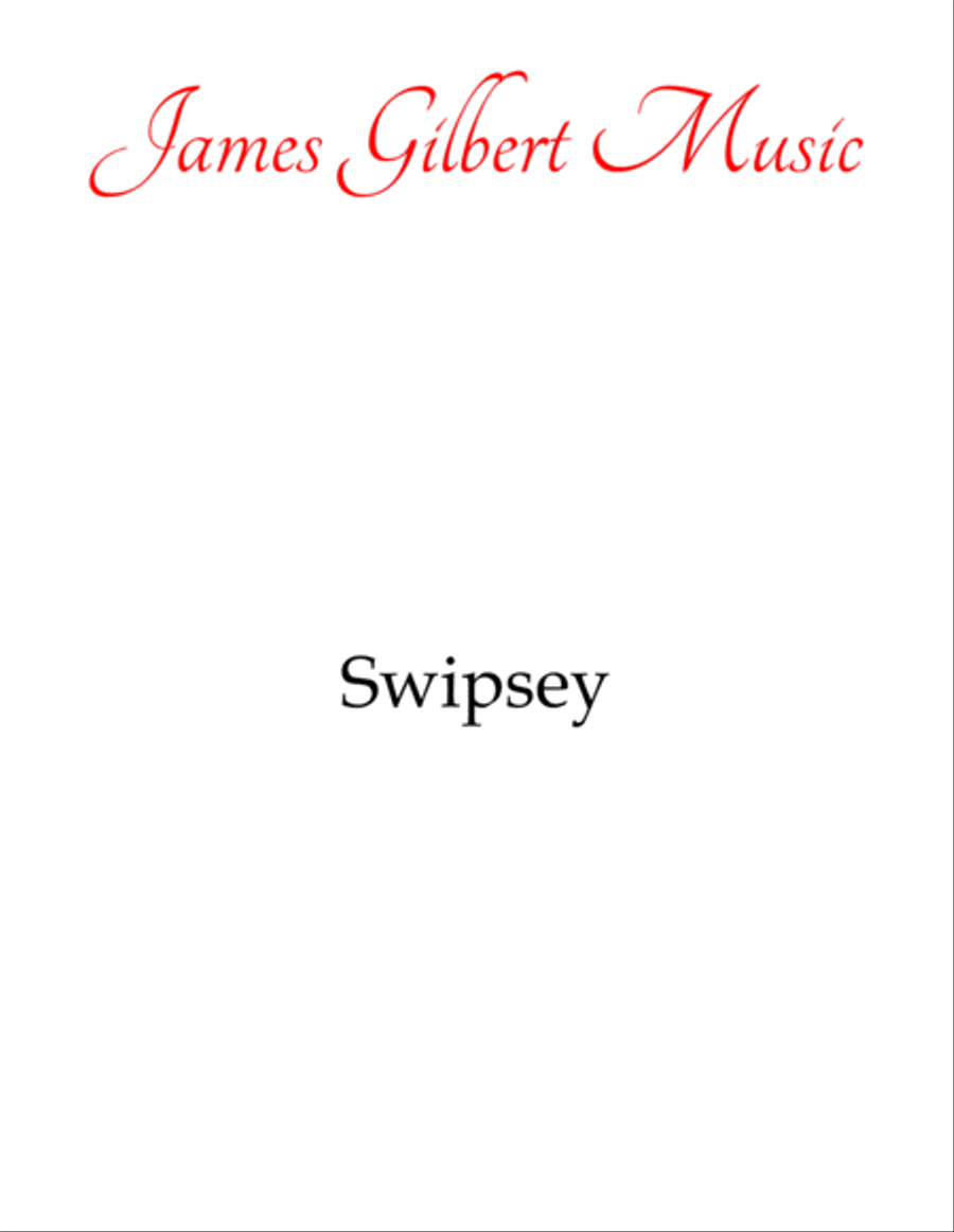 Swipsey Piano Solo scores gallery preview page 1