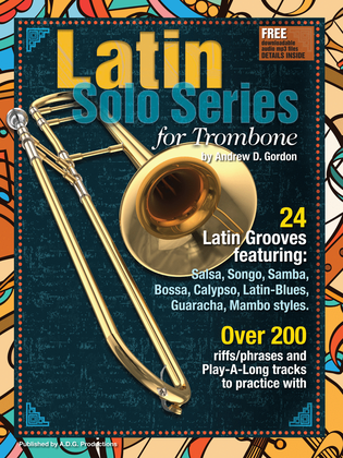 Book cover for Latin Solo Series for Trombone