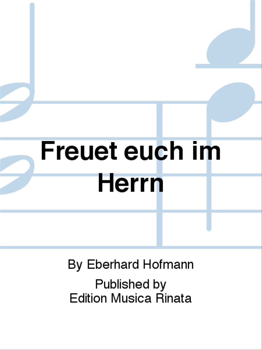 Freuet euch im Herrn Freuet euch im Herrn SSATB scores gallery preview page 1