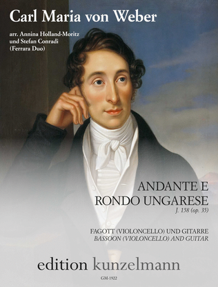 Book cover for Andante e rondo ungarese