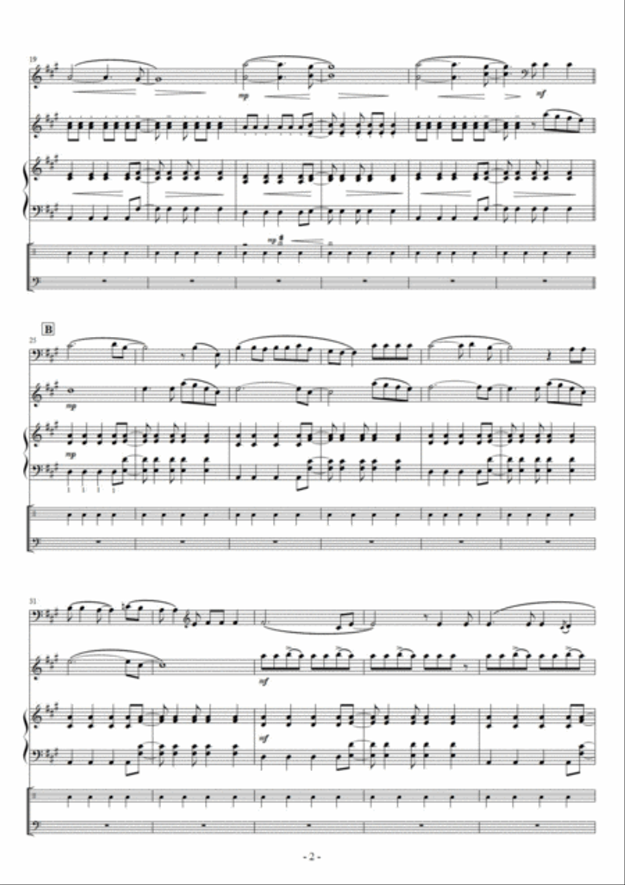Viva La Vida Viva La Vida Percussion Ensemble scores gallery preview page 3