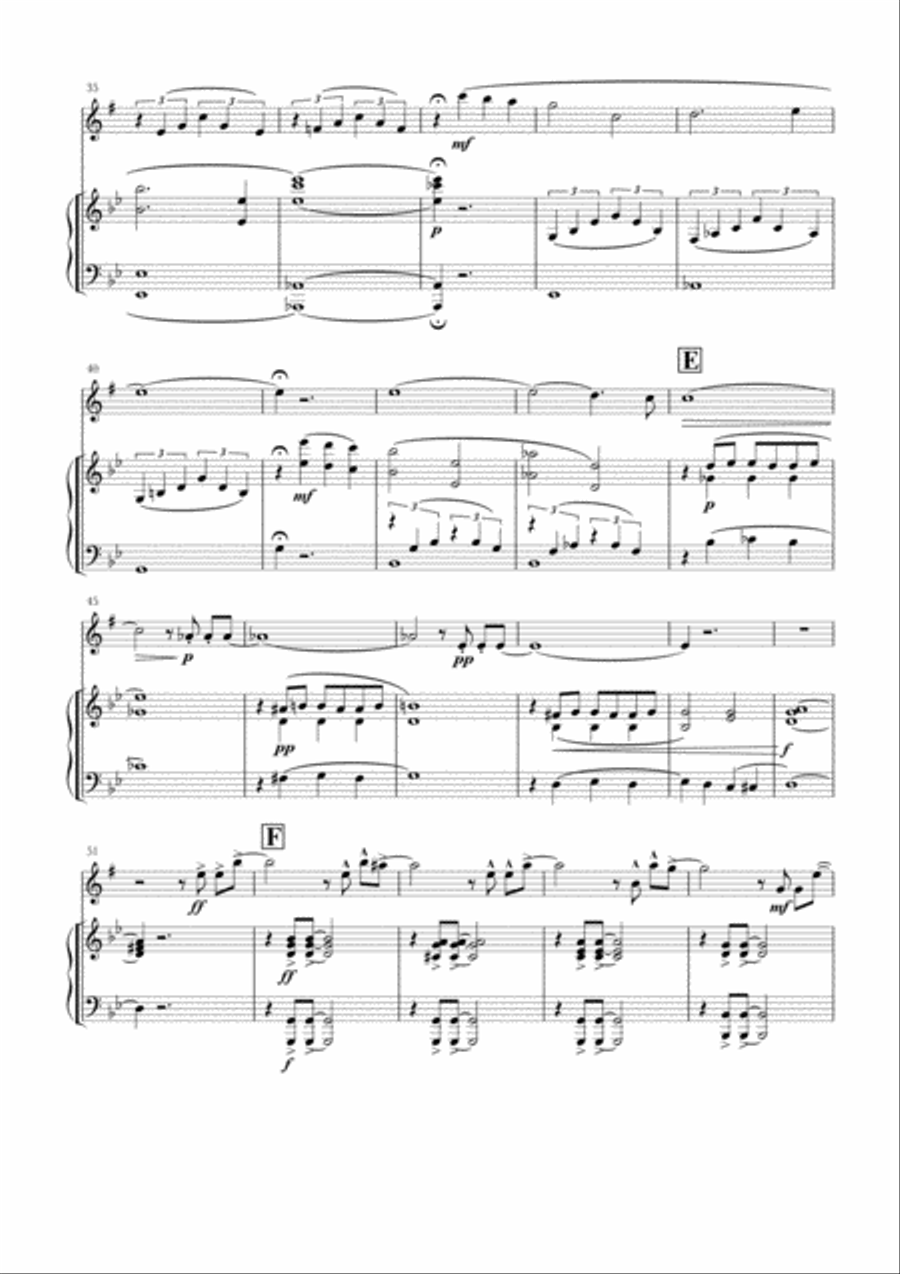 Sonatina for Alto Saxophone and Piano Alto Saxophone scores gallery preview page 3