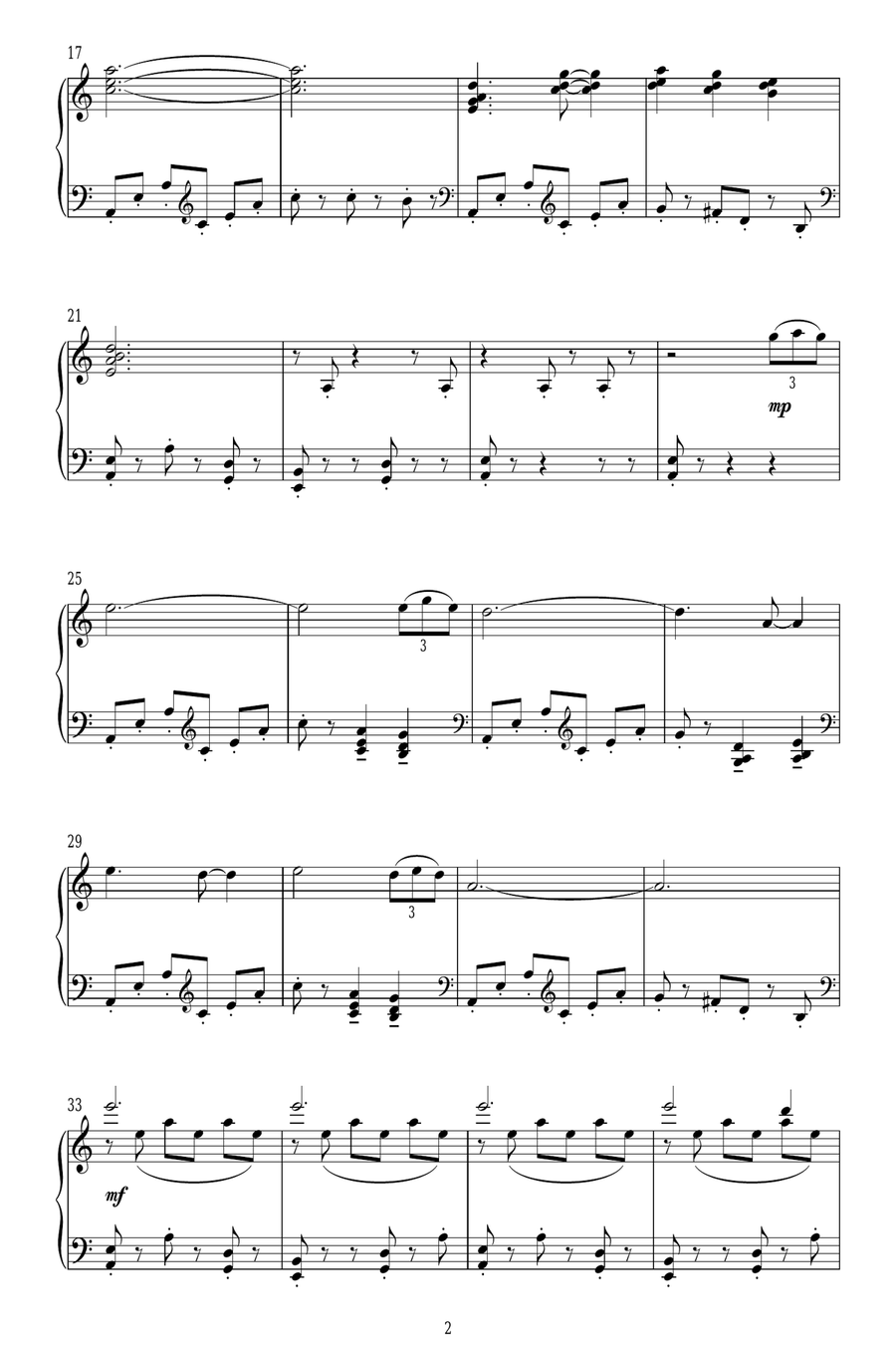Emancipation Piano Solo scores gallery preview page 2