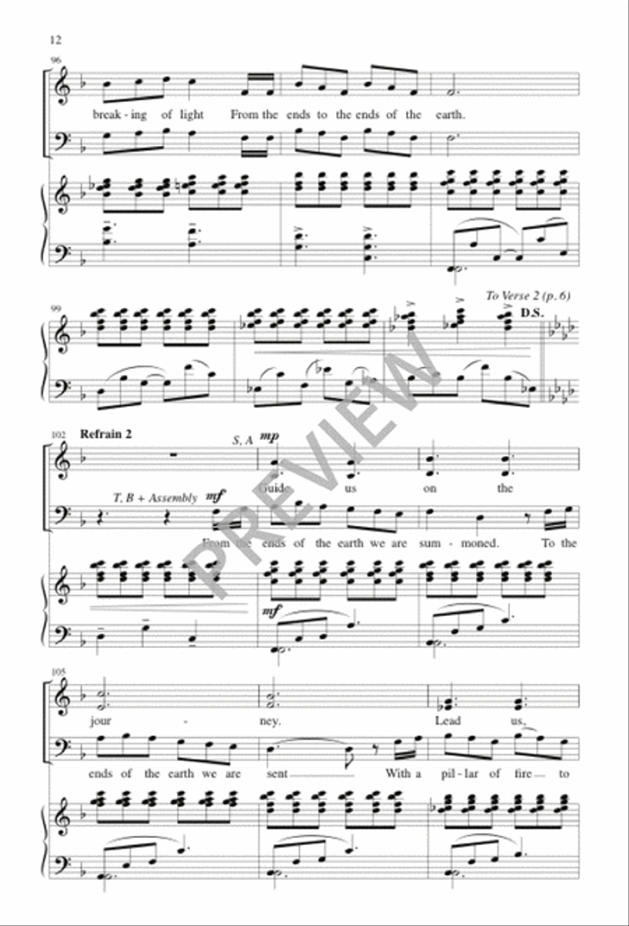 To the Ends of the Earth To the Ends of the Earth 4-Part scores gallery preview page 12