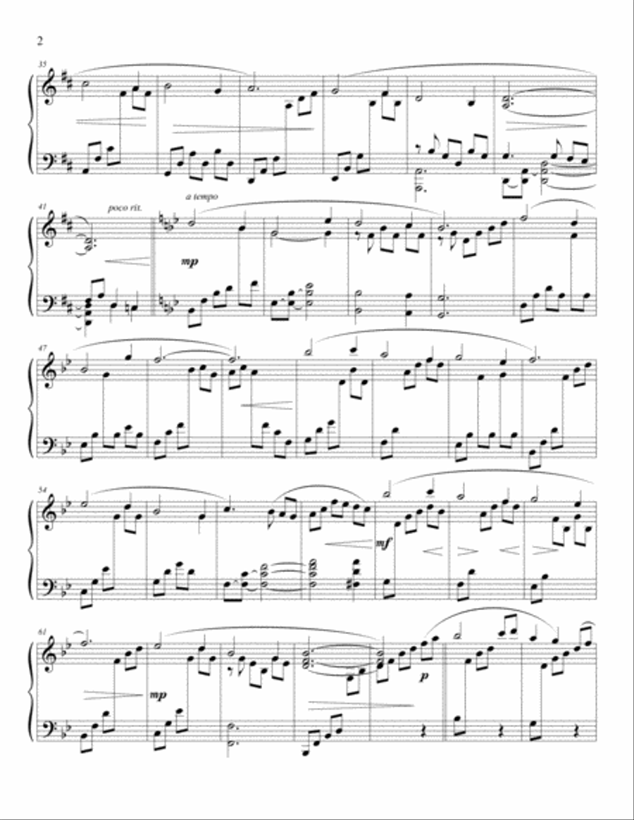 The Beauty Of Your Peace The Beauty Of Your Peace Piano Solo scores gallery preview page 2