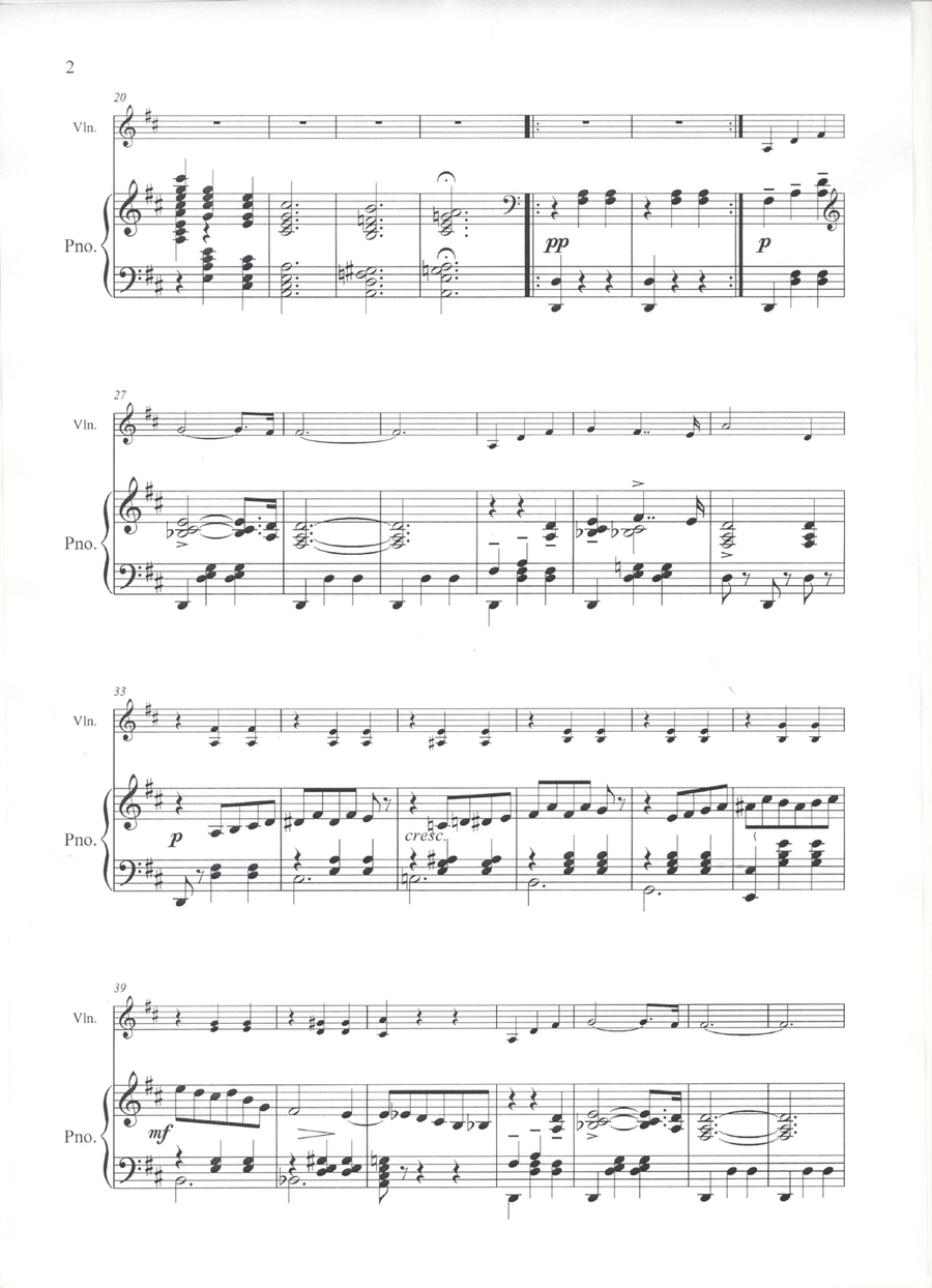 Waltz of the Flowers (Nutcracker Suite) - Violin and Piano Violin Solo scores gallery preview page 2