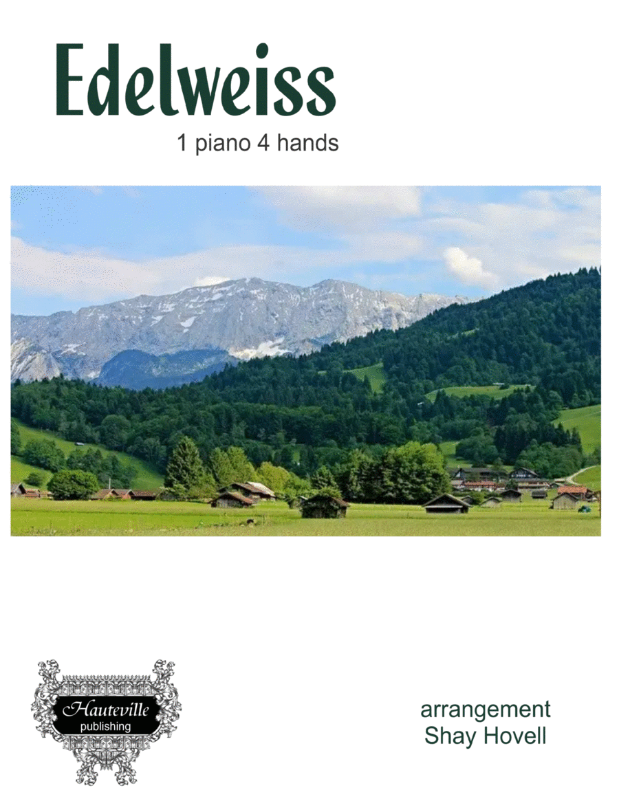 Edelweiss 2 Pianos, 4-Hands scores gallery preview page 1