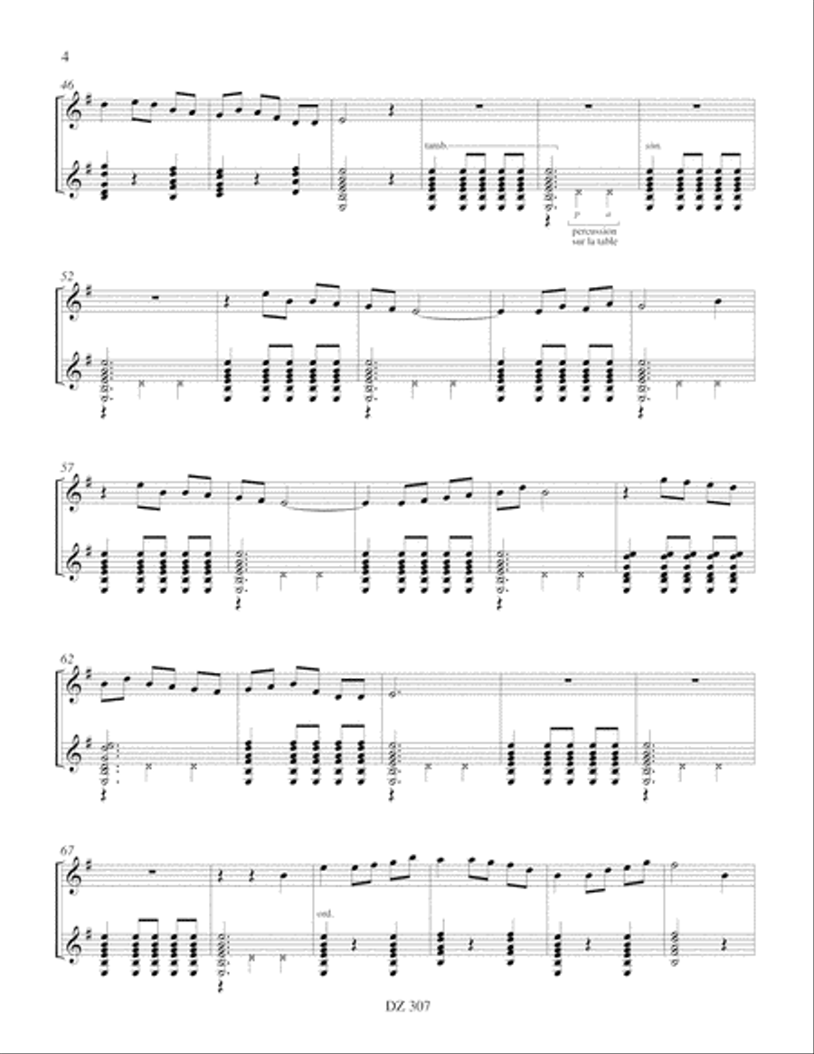 Dernier rêve à l'ouest Flute scores gallery preview page 4
