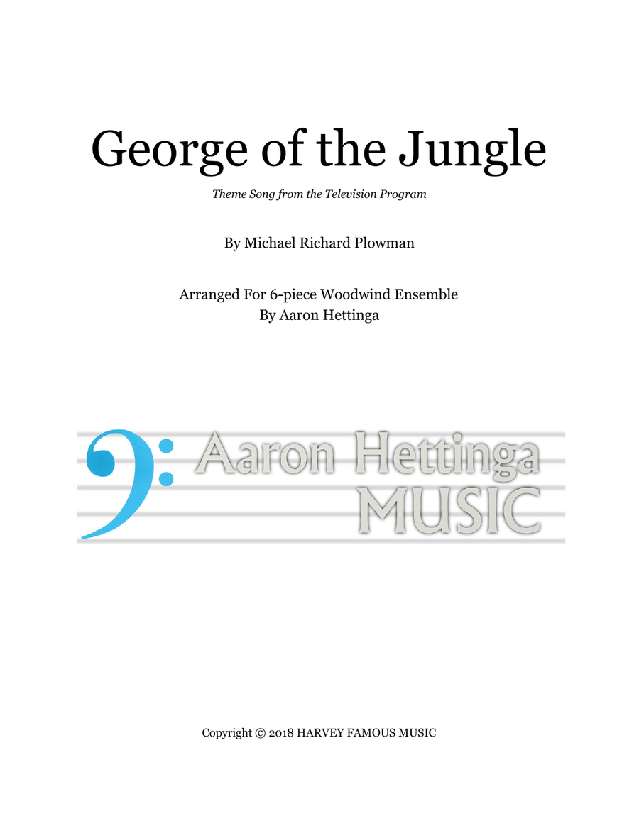 George Of The Jungle Small Ensemble scores gallery preview page 1