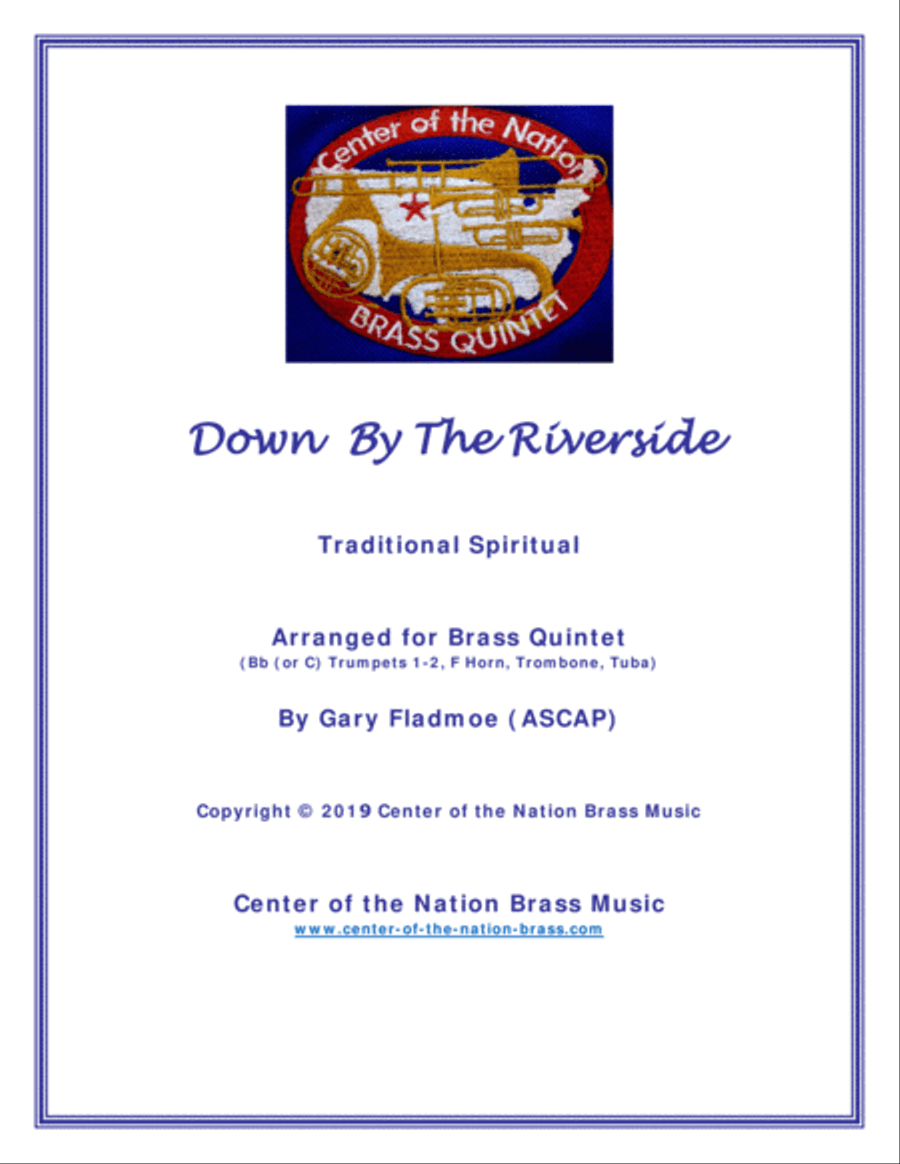 Down By The Riverside Brass Ensemble scores gallery preview page 1