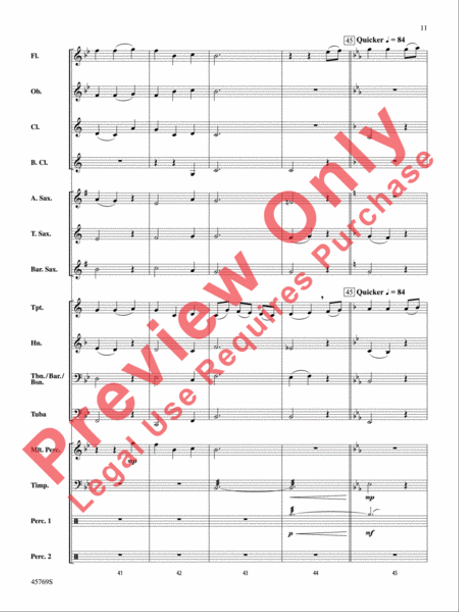 Trust Trust Concert Band scores gallery preview page 12