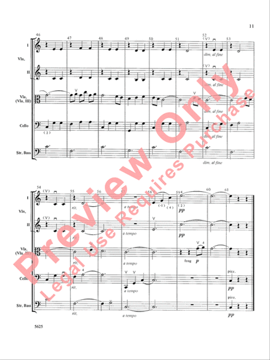 Serendipity Suite String Orchestra scores gallery preview page 12