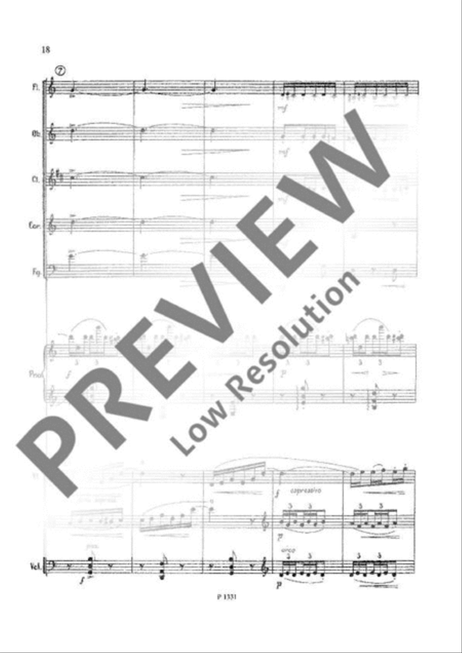 Nonet Piano scores gallery preview page 19