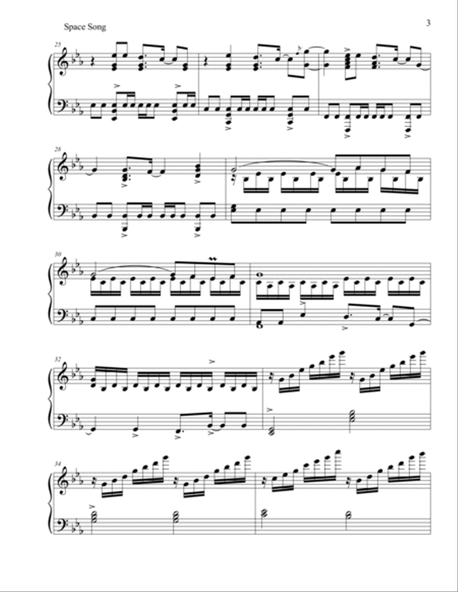 Space Cowboys Season 1 Opening (Starring American Bacon, ASRIEL_DREEMURR_,  VGA, fgfgfg, GDOE, and Comic SANS MS) (CRC #2) Sheet music for Piano,  Glockenspiel, Guitar, Bass guitar & more instruments (Mixed Ensemble)