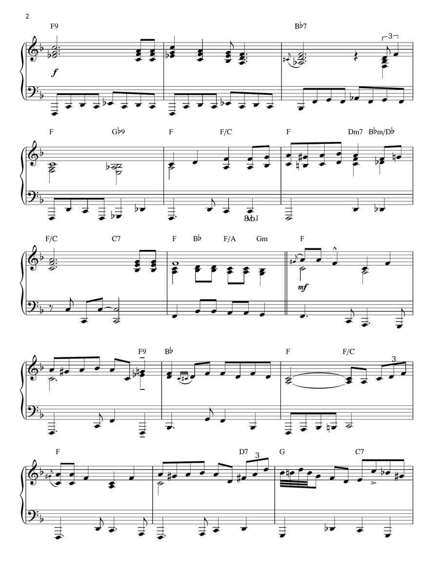 I'll Fly Away [Jazz version] (arr. Brent Edstrom) Piano Solo scores gallery preview page 2