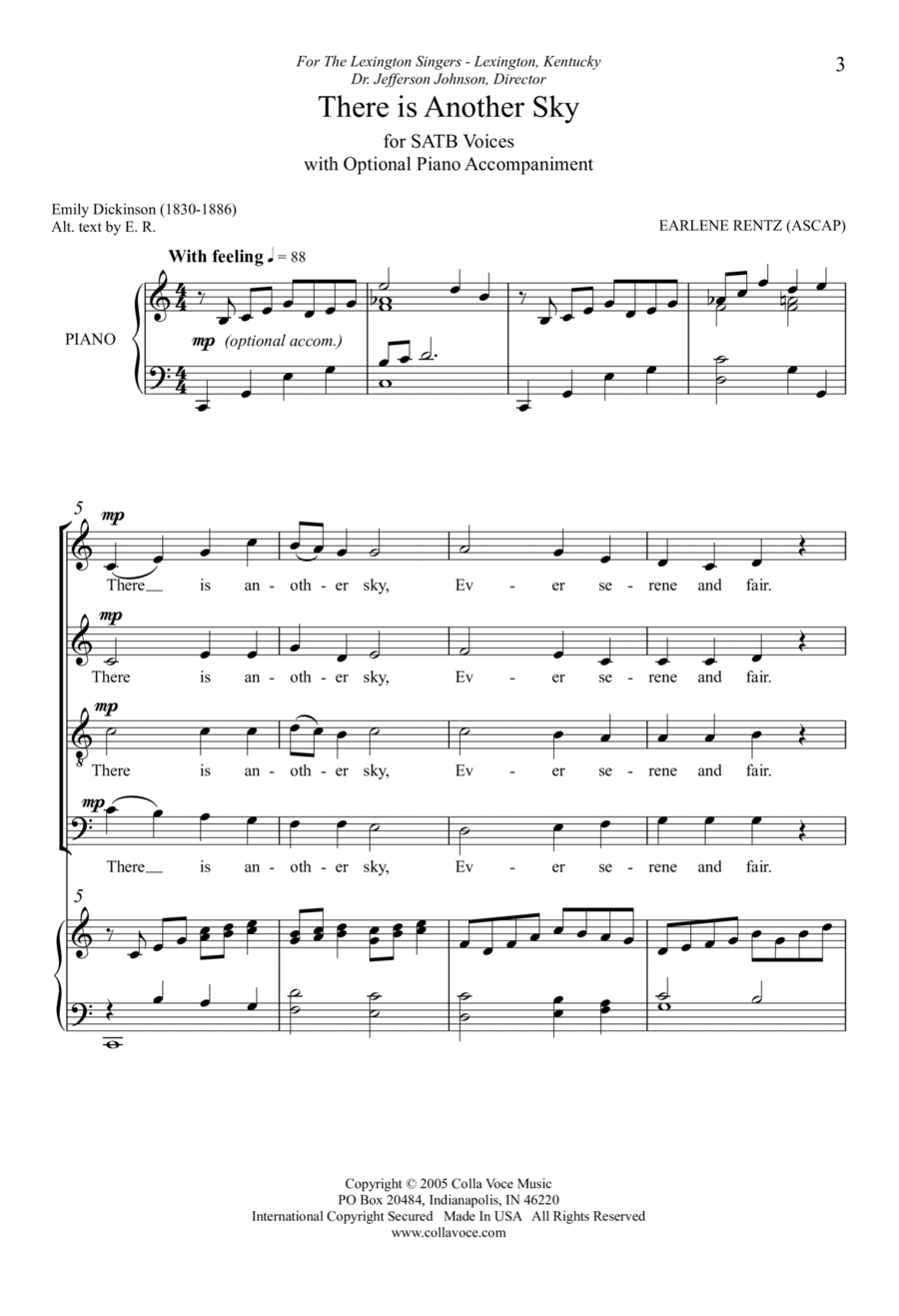 There Is Another Sky There Is Another Sky 4-Part scores gallery preview page 1