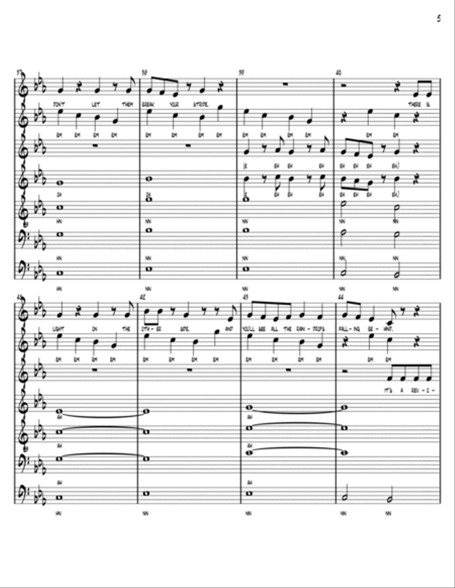 Revolution Revolution 4-Part scores gallery preview page 5