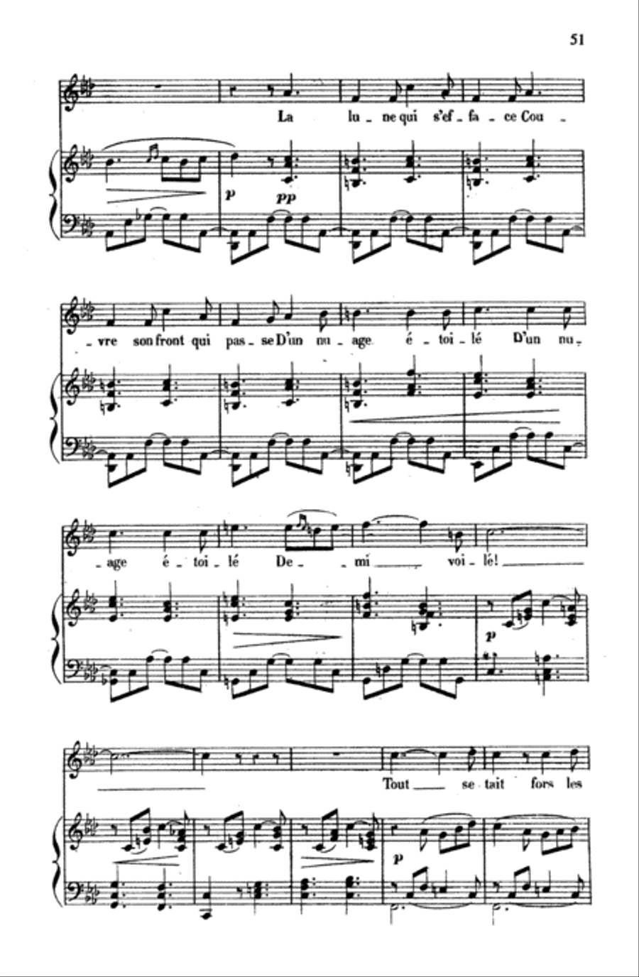 Gounod: Songs, Volume I, Medium Voice (French) Medium Voice scores gallery preview page 2