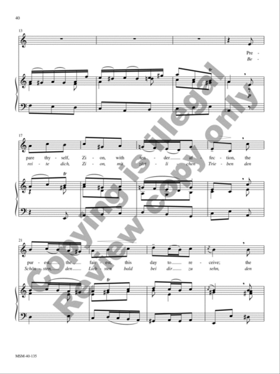 Classical Solos for the Church Year High Voice scores gallery preview page 21