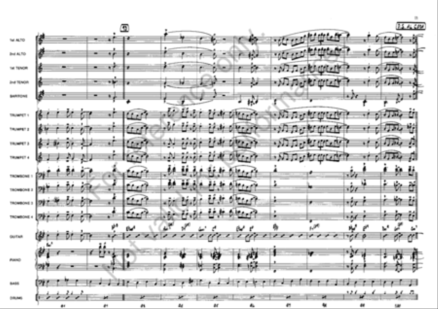 The Cruise Director The Cruise Director Jazz Ensemble scores gallery preview page 11