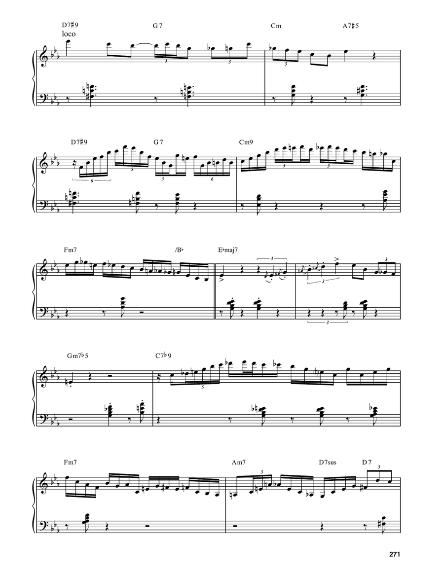 Softly As In A Morning Sunrise Piano scores gallery preview page 4