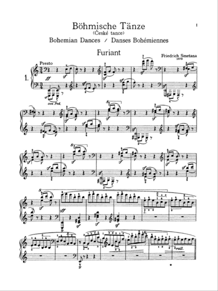 6 Bohemian Dances Piano Solo scores gallery preview page 4