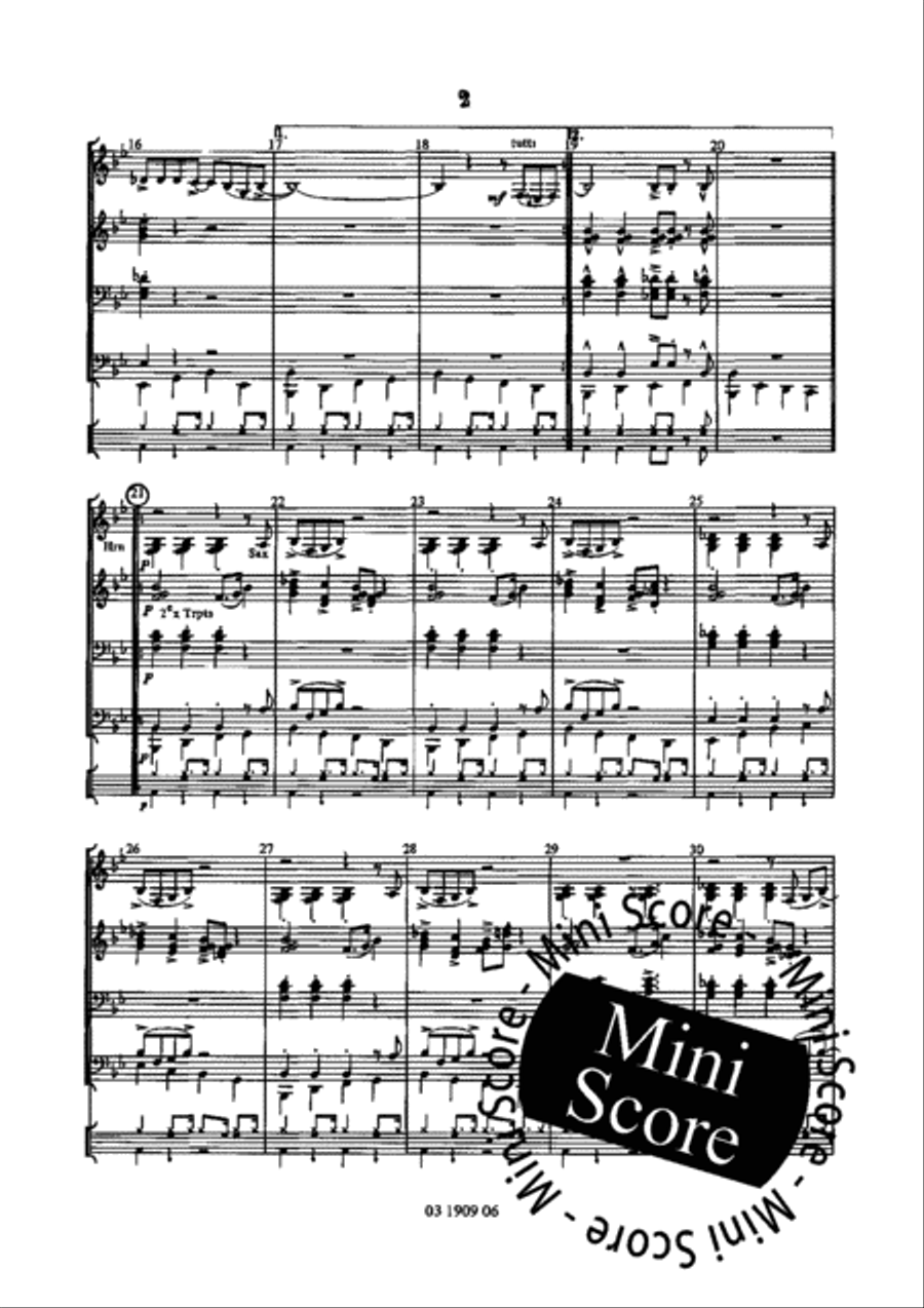 Big Band Boogie Big Band scores gallery preview page 6